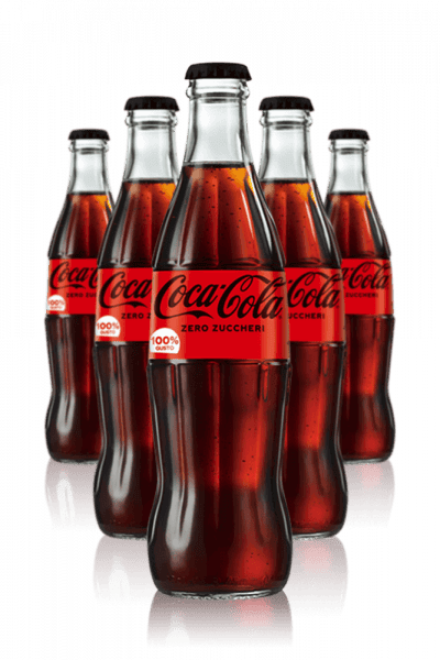 Coca-Cola Zero Vetro Cassa da 24 bottiglie x 33cl
