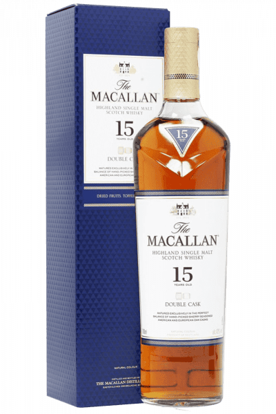 Highland Single Malt Scotch Whisky 15 Years Old Double Cask - The Macallan (con astuccio)