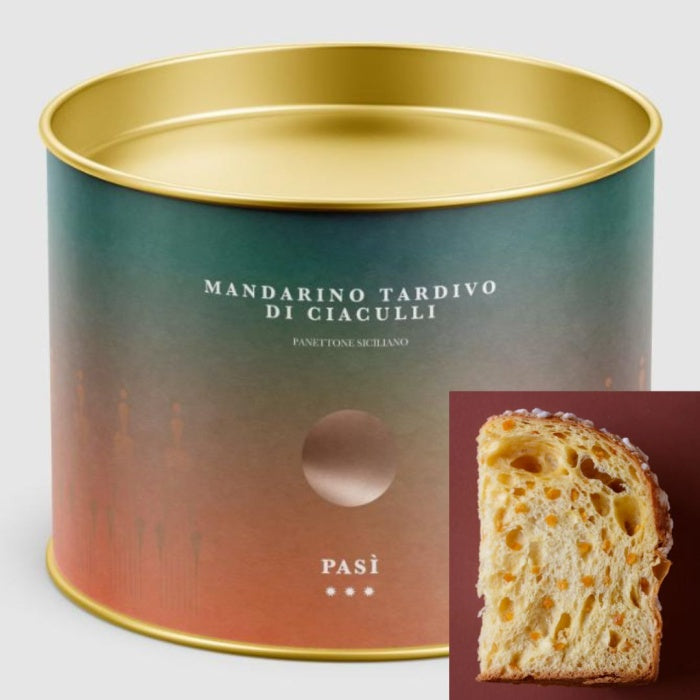 Panettone Artigianale Mandarino Tardivo di Ciaculli 1Kg - Pasì