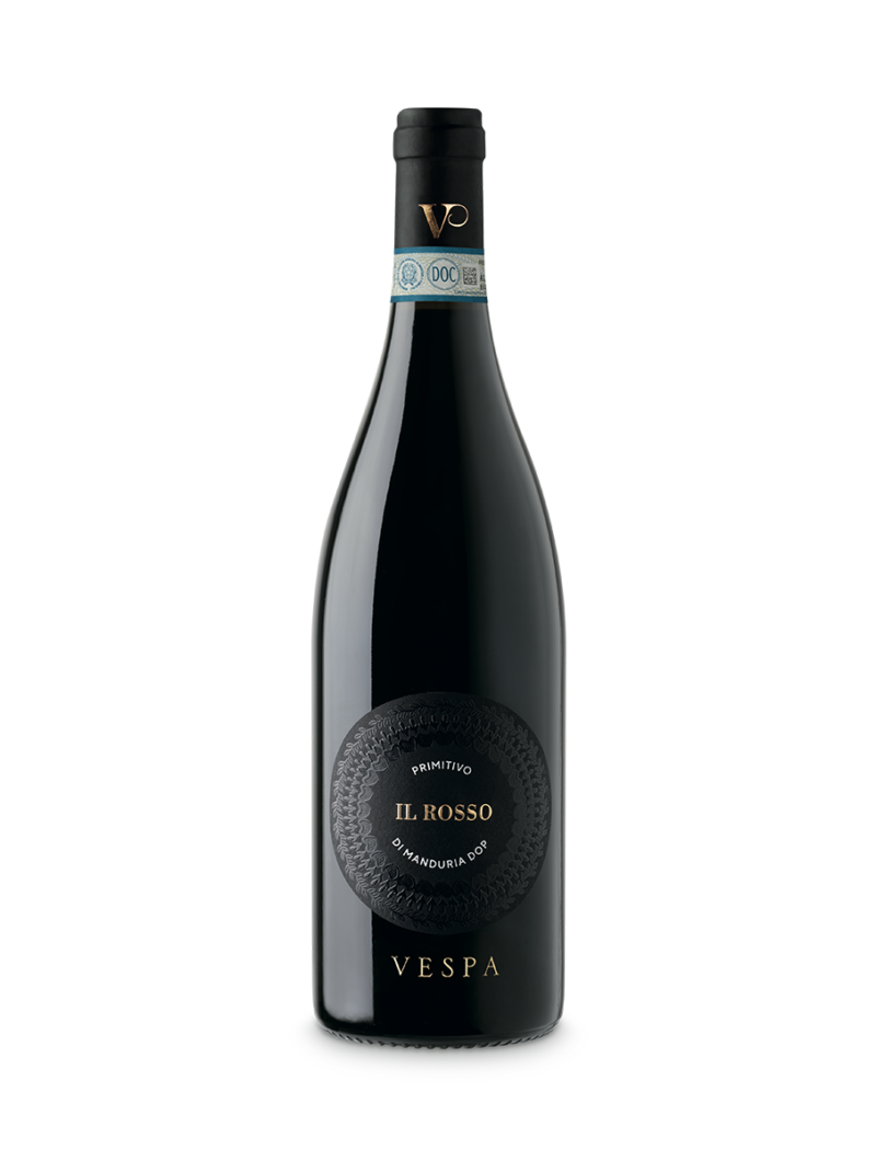 Il Rosso dei Vespa Primitivo di Manduria 2024 - Vespa Vignaioli