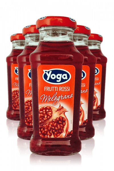Succo Melograno - Yoga Cassa Da 24 Bottiglie x 20cl