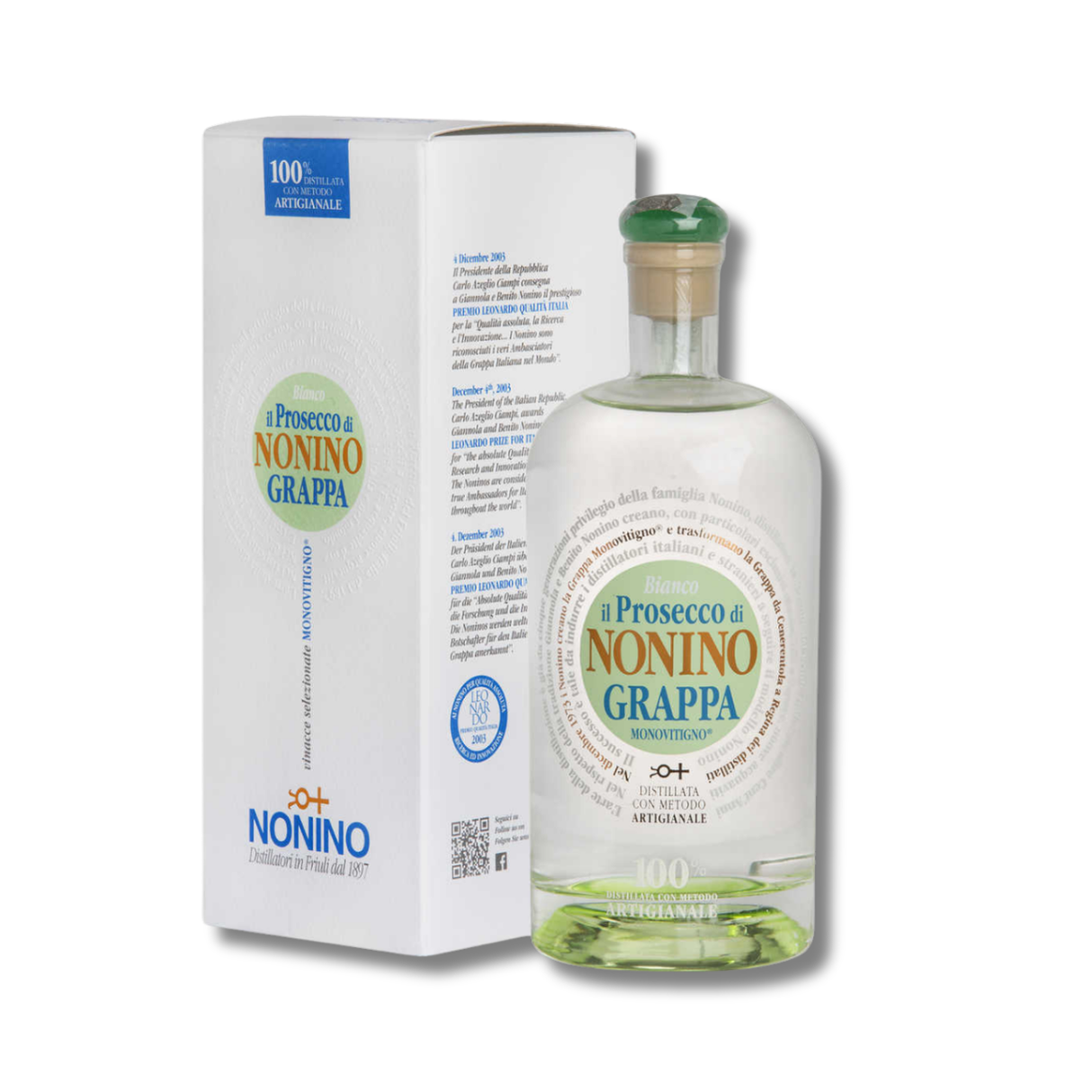 Grappa di Prosecco Bianco - Nonino (astucciata)