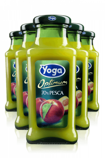 Succo Pesca - Yoga Cassa Da 24 Bottiglie x 20cl