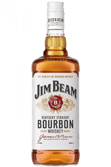 Jim Beam Bourbon Whiskey White Label 1L