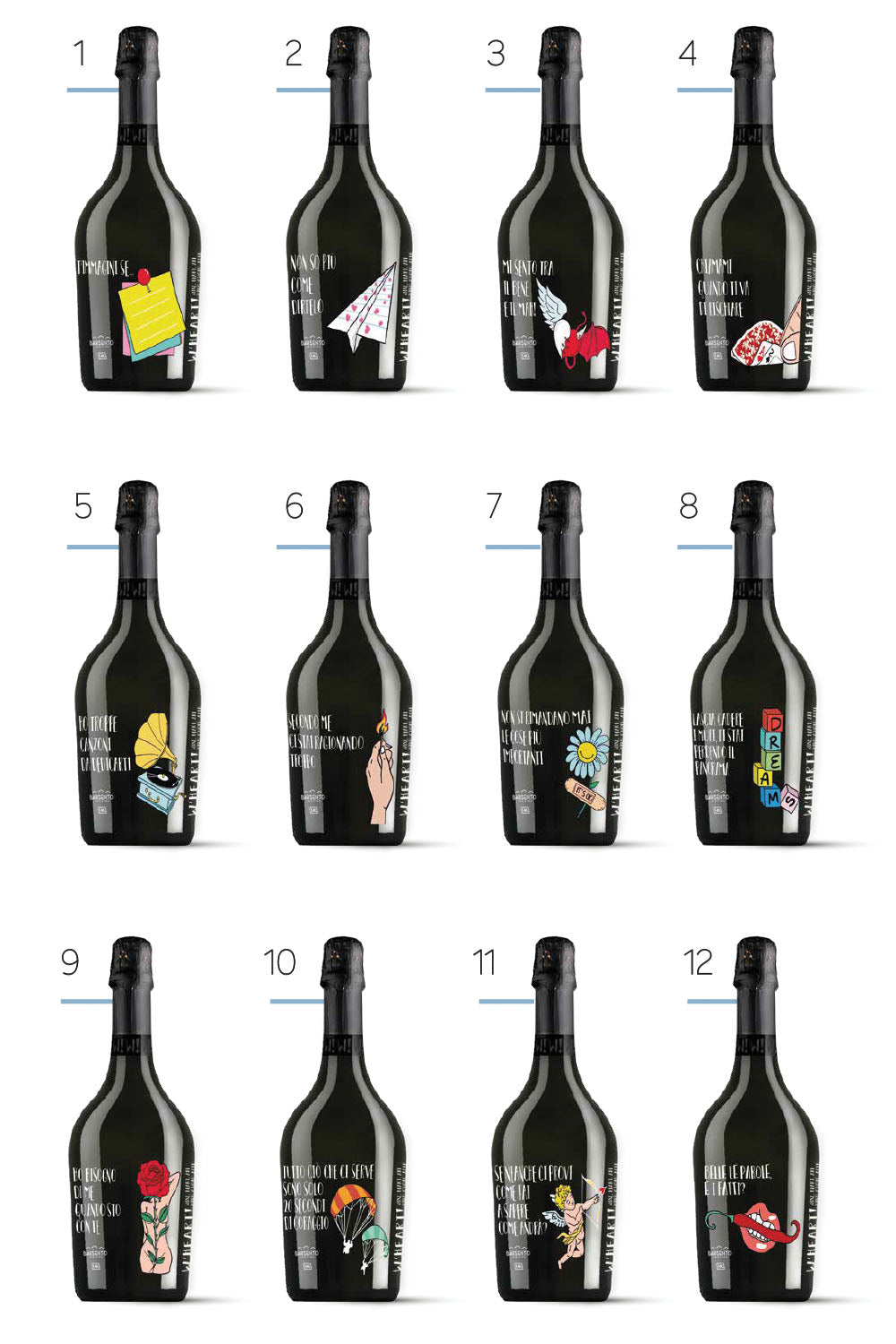 W’Heart! Spumante Bianco Extra Dry - Barsento