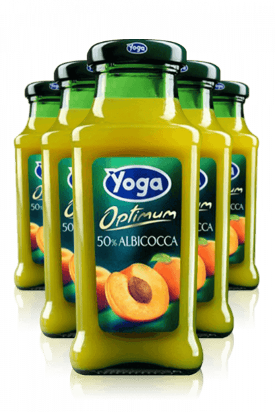 Succo Albicocca - Yoga Cassa Da 24 Bottiglie x 20cl