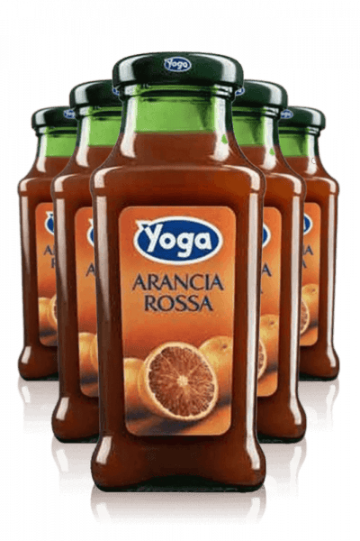 Succo Arancia Rossa - Yoga Cassa Da 24 Bottiglie x 20cl